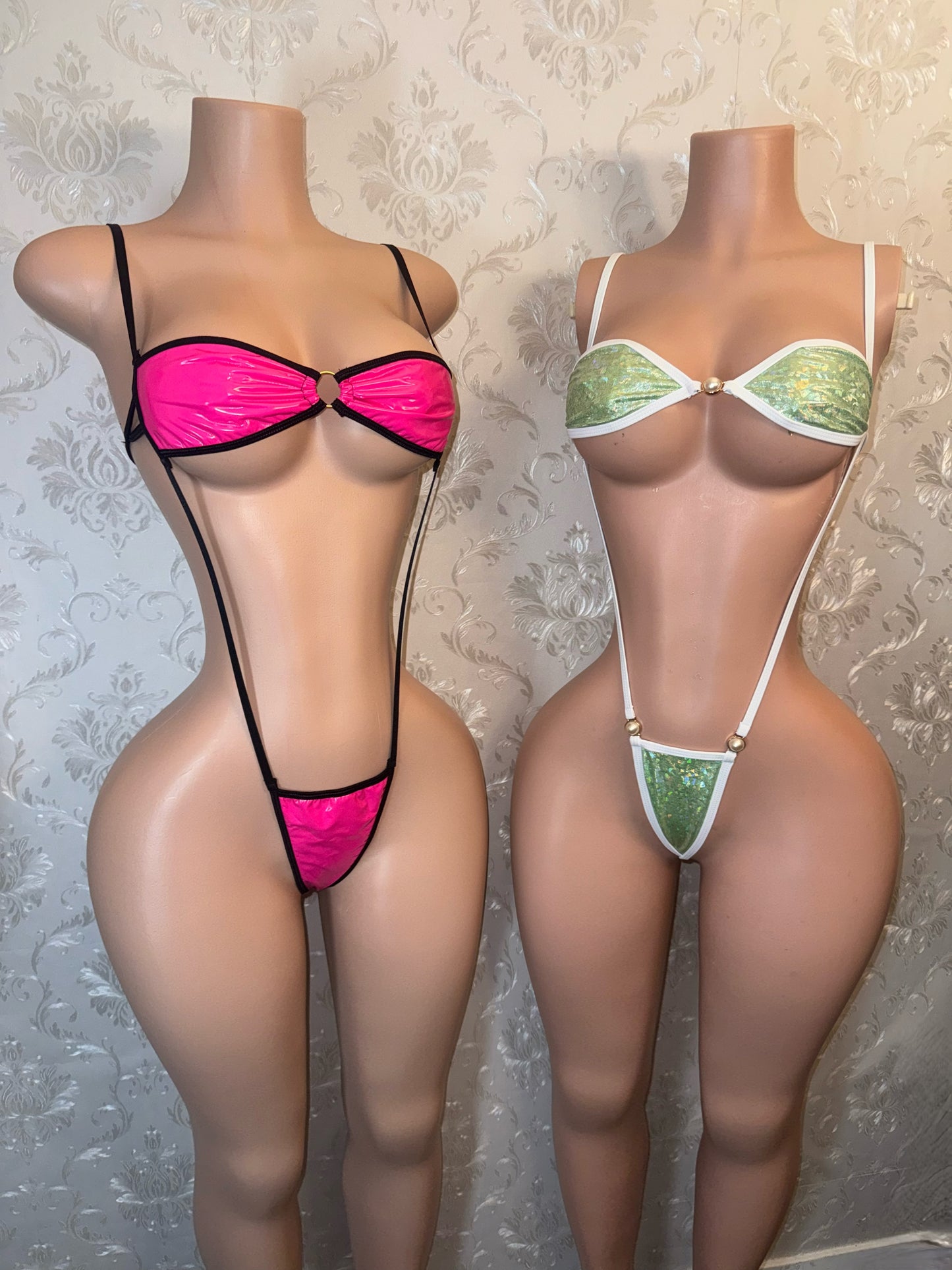 Yailin x SD Xotic Swim Slingshot Bandeau Bikini