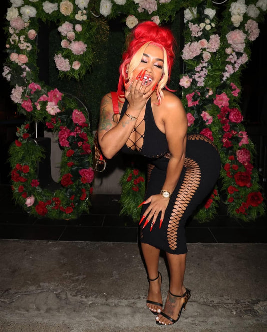 Draya — Fishnet Dress XS-XL