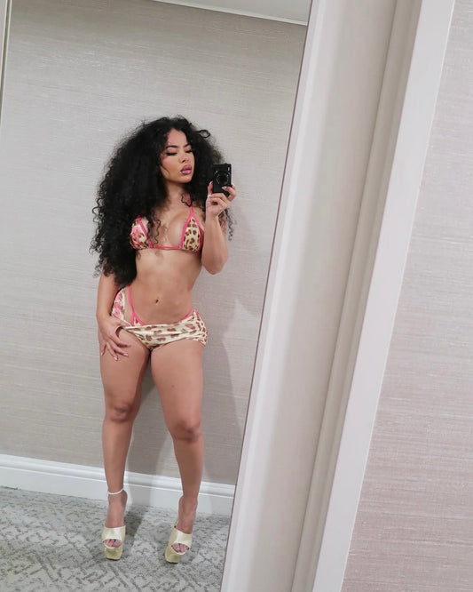 Sunset Blvd Low Rise Cheetah 3 Piece
