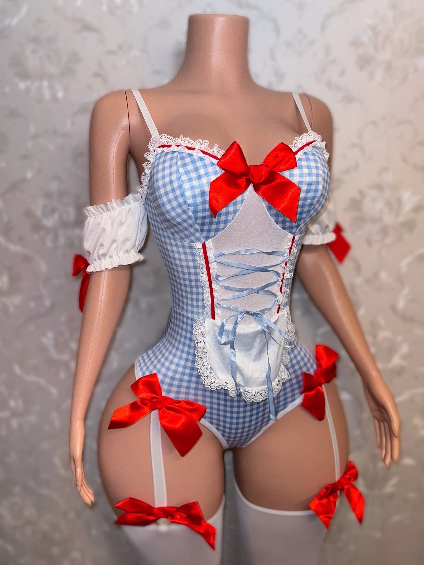 Dorothy Costume 4 Piece Set Includes Headband