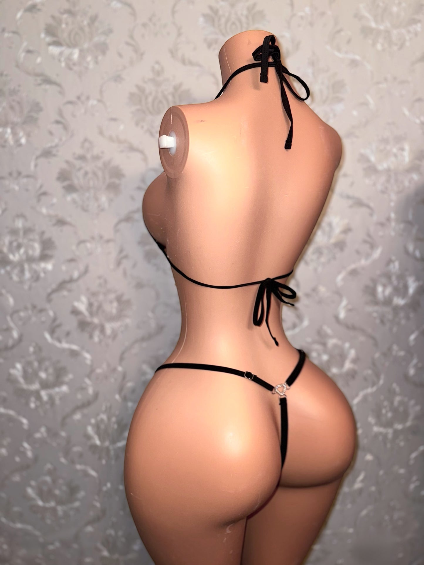 Safari Baby Leopard Bikini with Heart Charms
