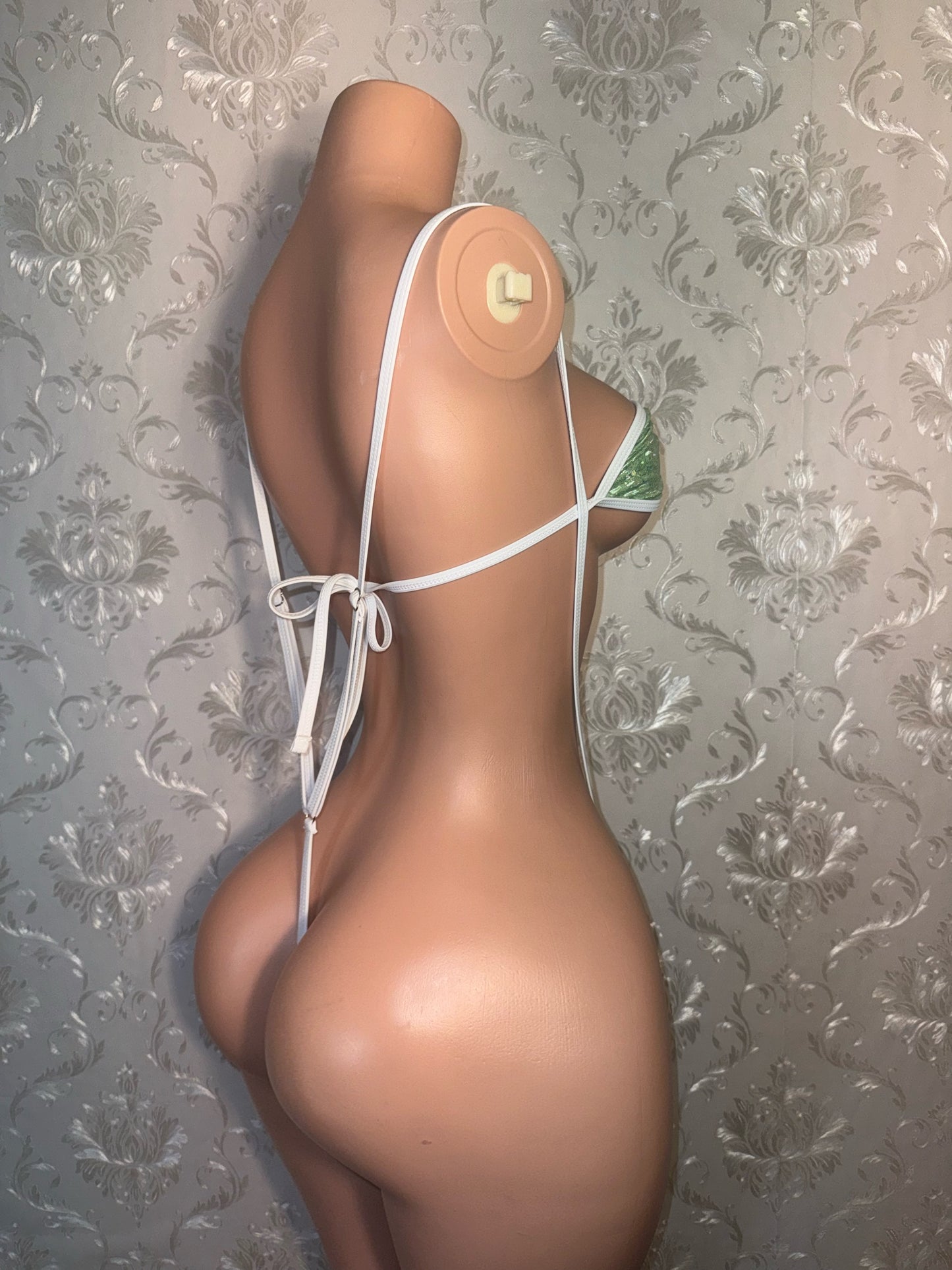 Yailin x SD Xotic Swim Slingshot Bandeau Bikini