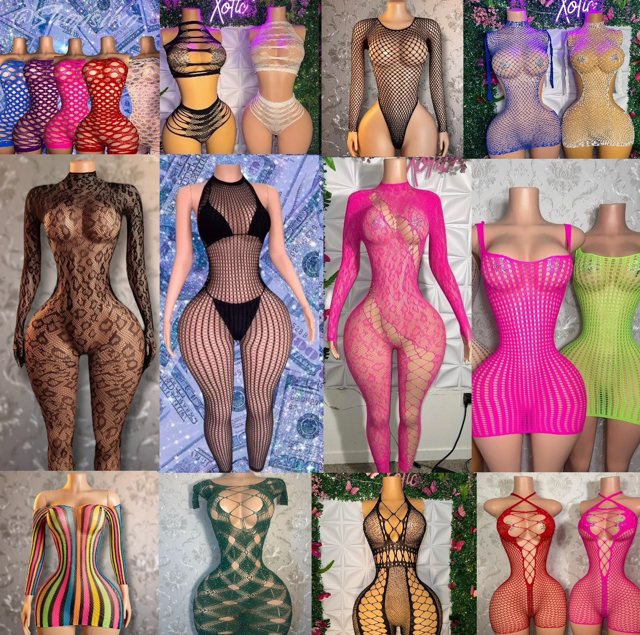 Wholesale Bundle of 10 Stripper Outfits (Random or Email Before Ordering to Select)