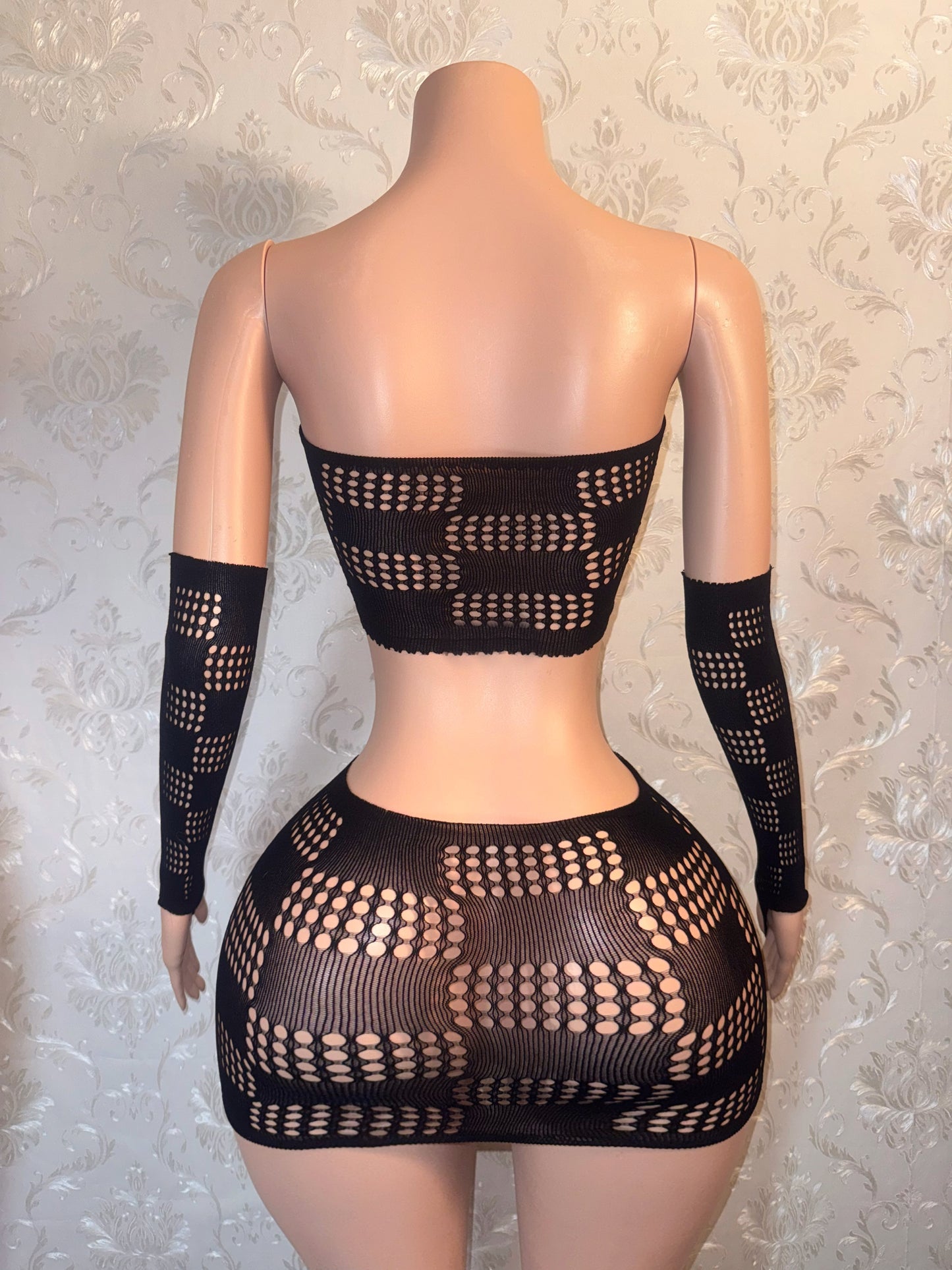 Passenger Princess Checkered Bandeau Skirt Set Fits XS-L