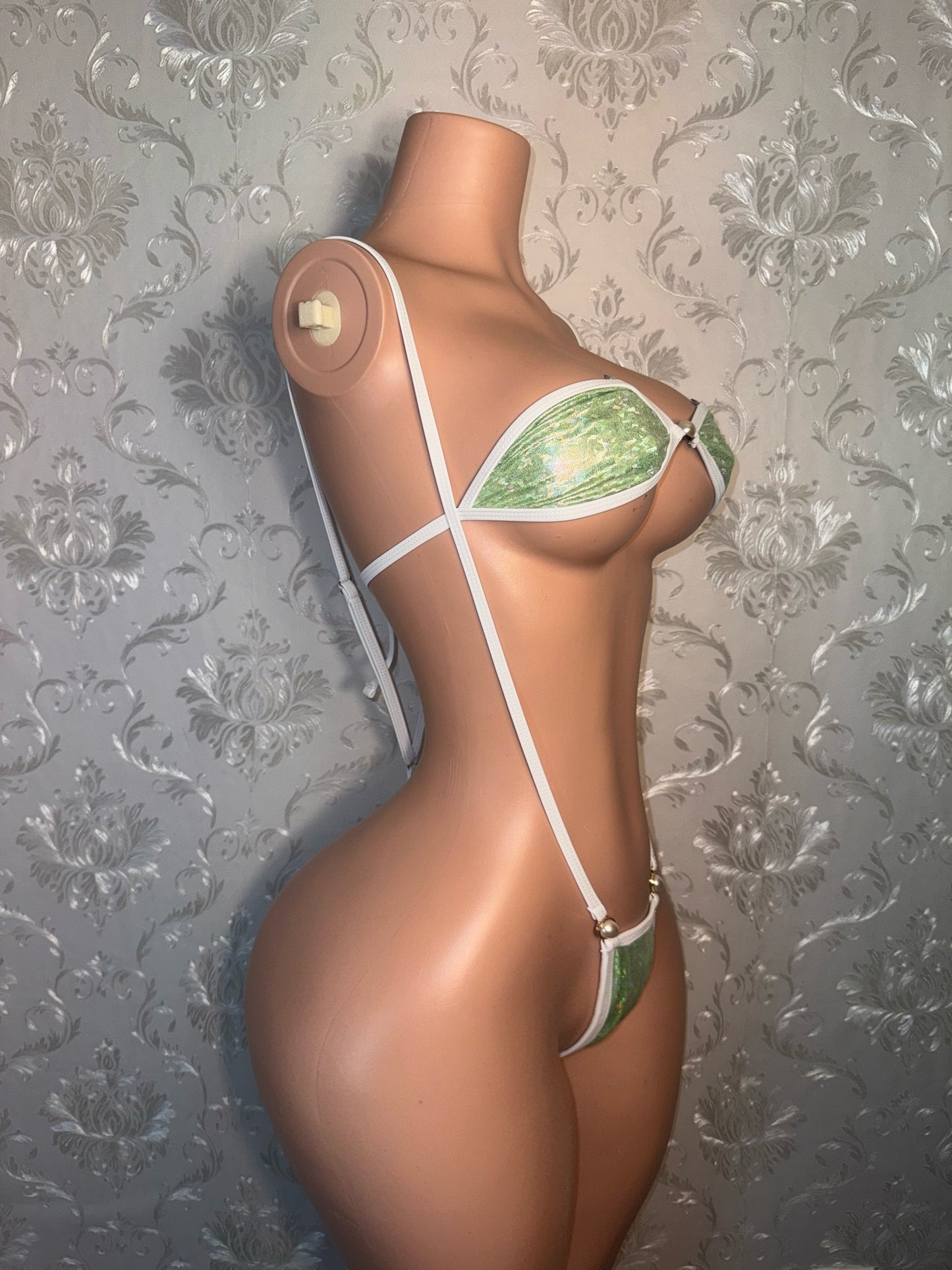 Yailin x SD Xotic Swim Slingshot Bandeau Bikini