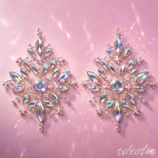 Crystal Pasties Starburst Traditional with Stars