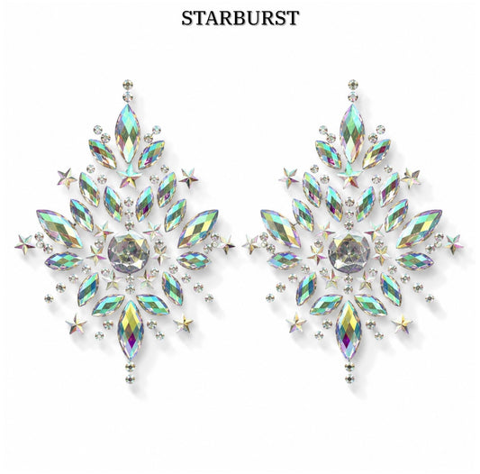 Crystal Pasties Starburst Traditional with Stars