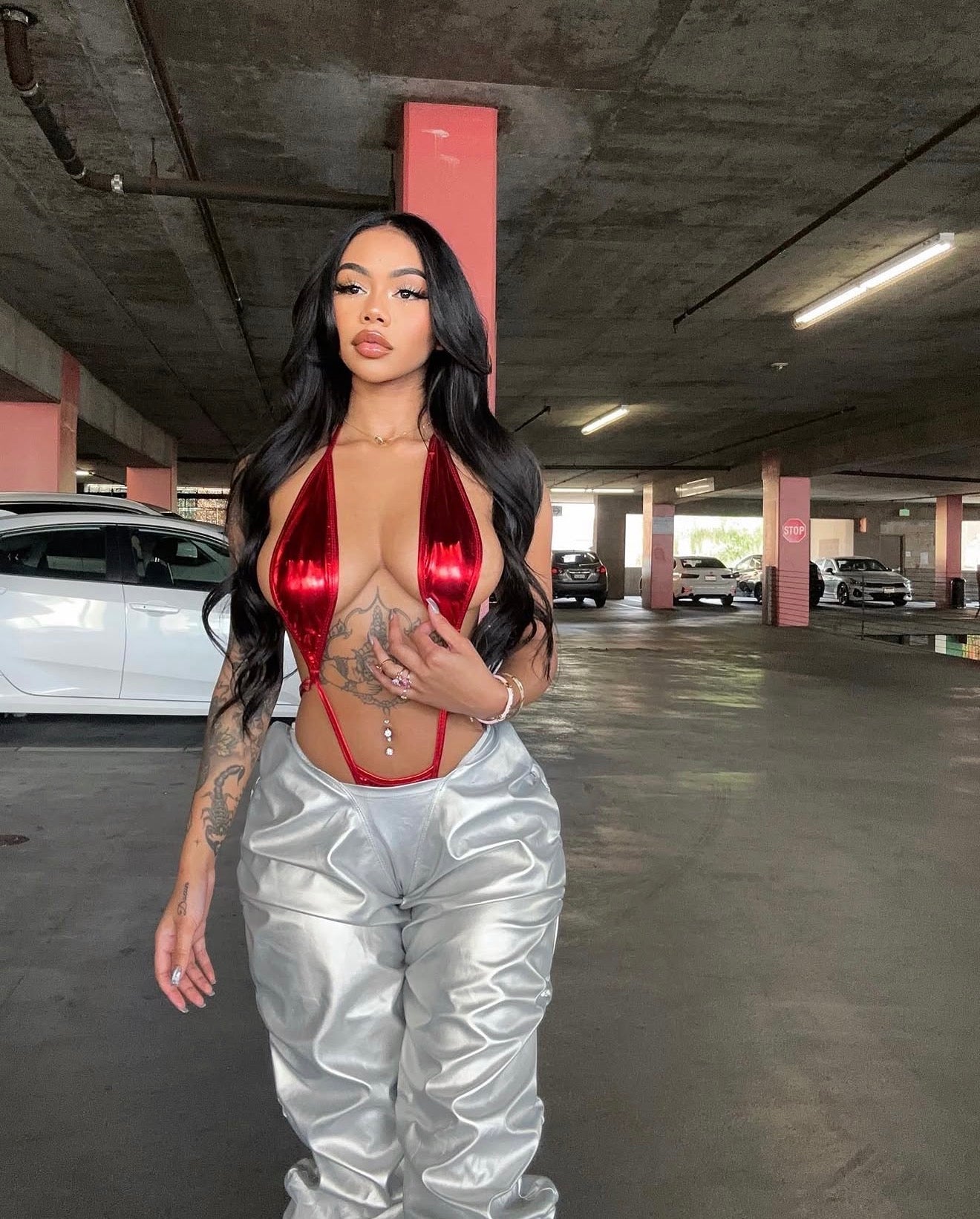 Icy Metallic Slingshot Fits XS-L