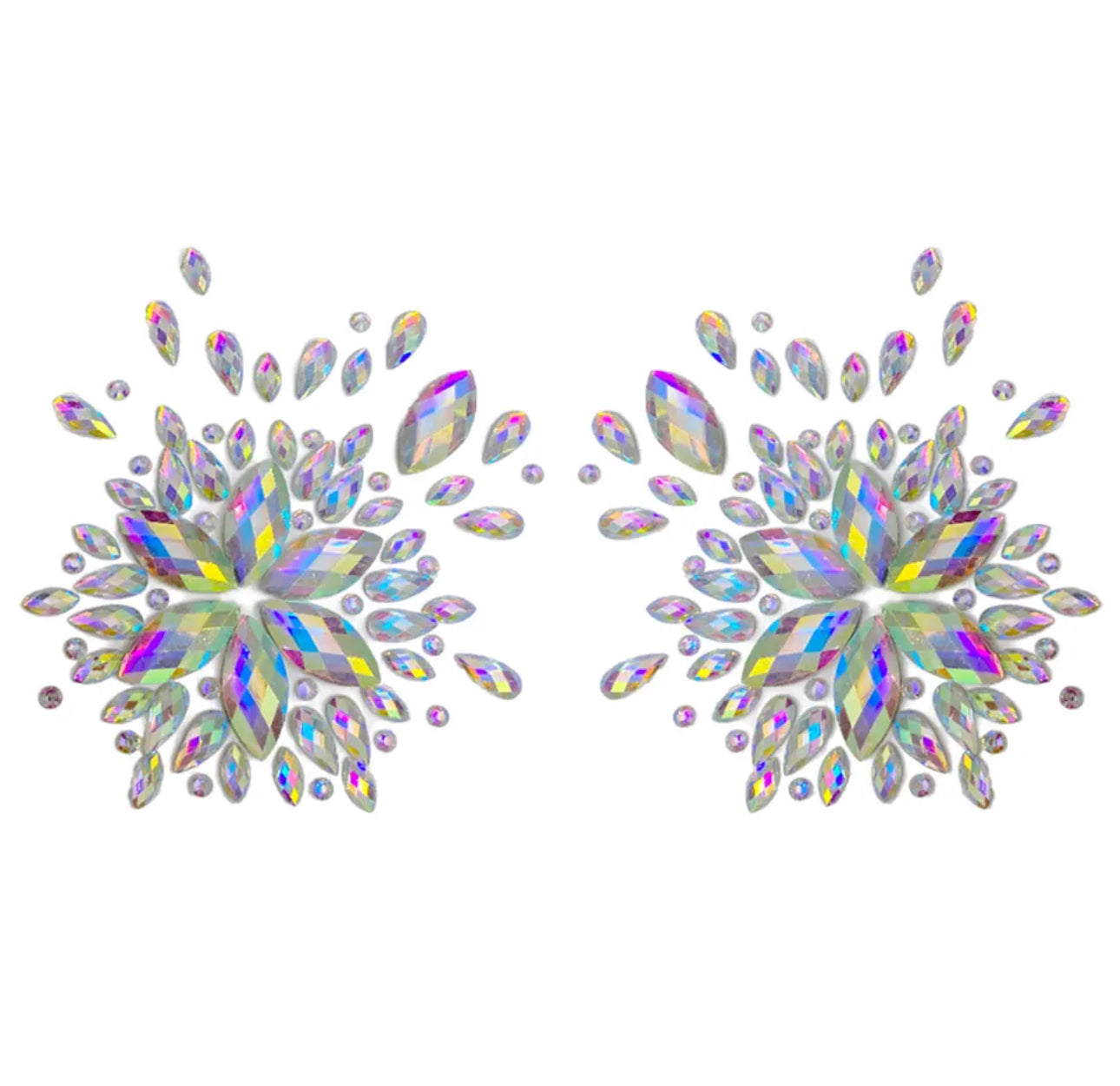 Cherry Blossom Crystal Rhinestone Gem Pasties