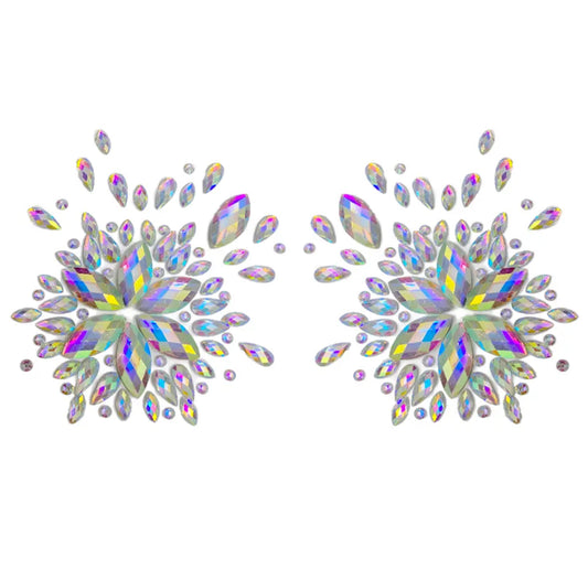 Cherry Blossom Crystal Rhinestone Gem Pasties