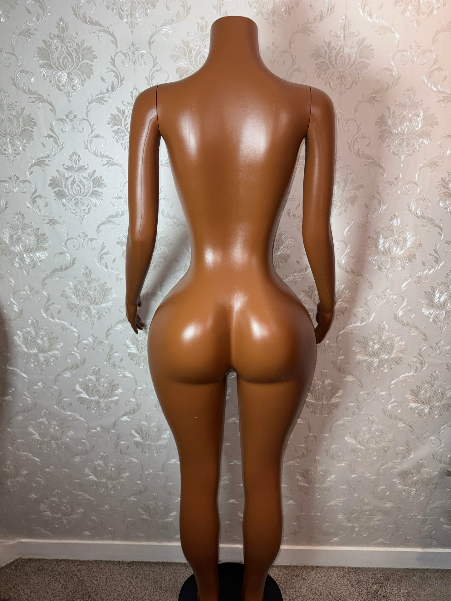 BBL Mannequin — Brown Skin Mannequin With Arms 5-9 day shipping US only.
