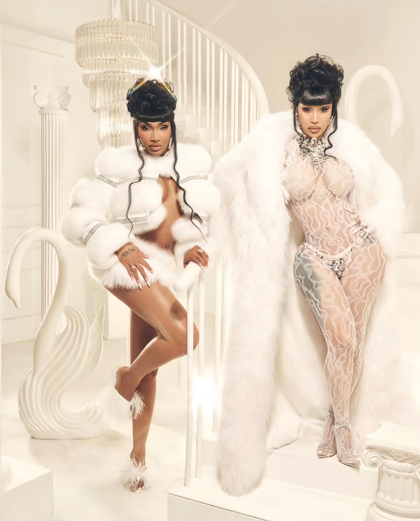 Queen of the Amazon Long Sleeve Backless Fishnet Fits XS-L