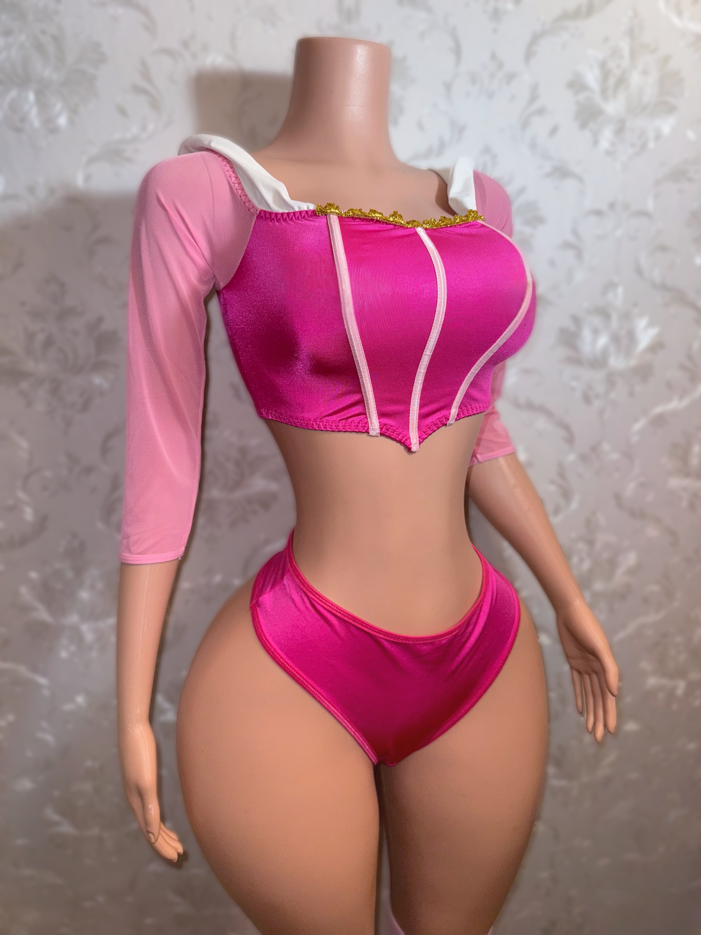 Sleeping Beauty Sexy Cosplay 4 Piece Set