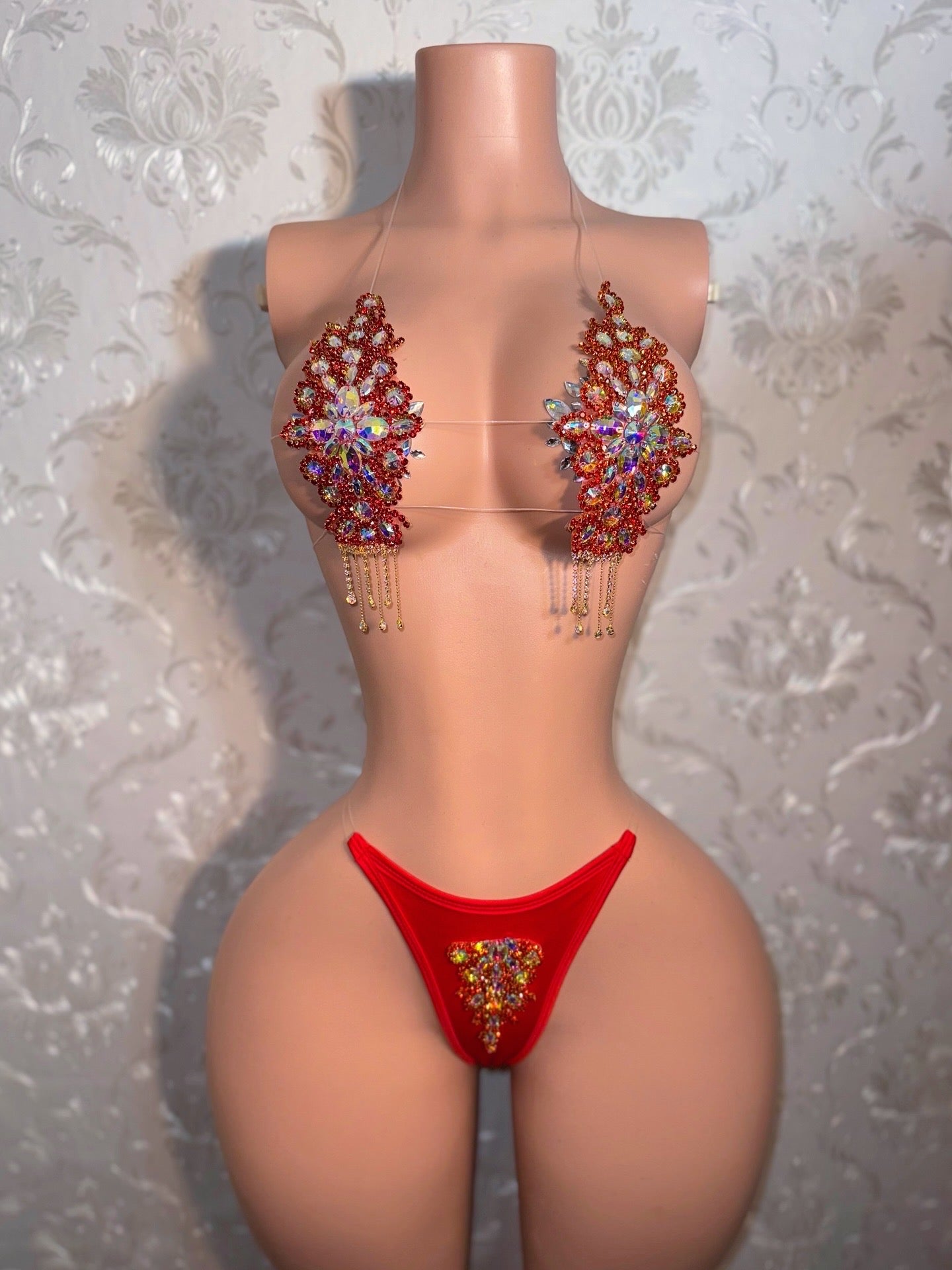 High Priestess — Red & Gold Birthday Set