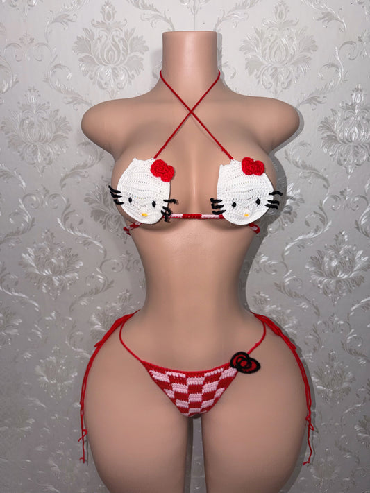 Hello Kitty x SD Xotic Crochet Bikini Fits XS-XL