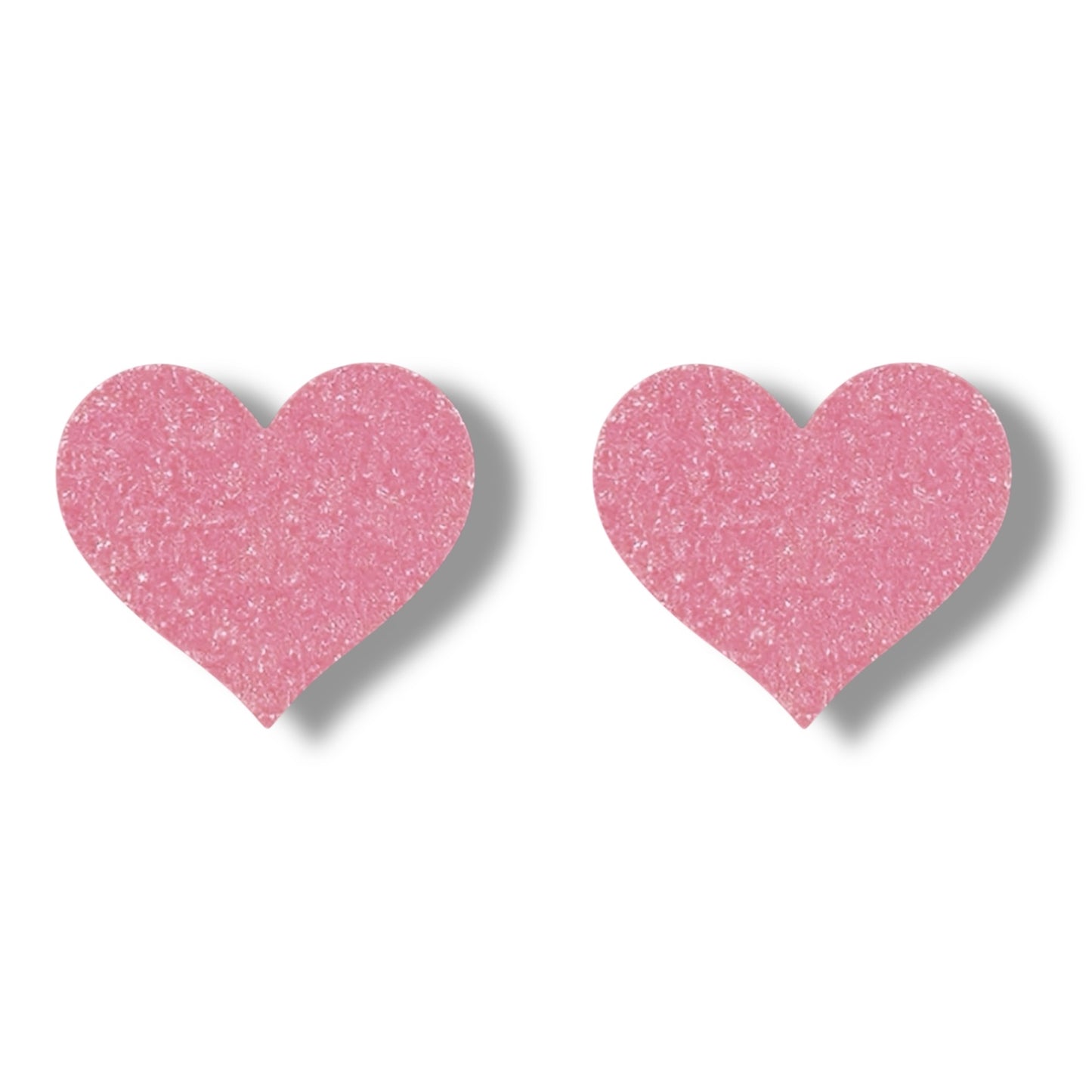 Glitter Pasties — Baby Pink Heart