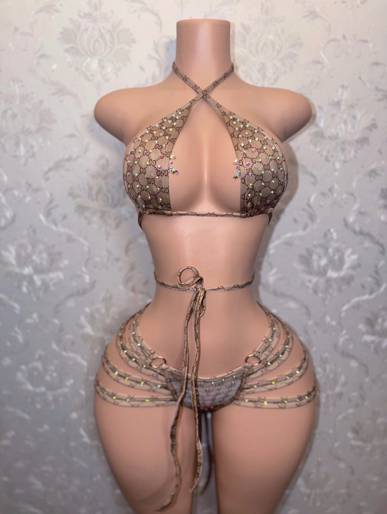 Sandy Cheeks 3 Piece Shorts Set With Fishnet Dress Fits S-L