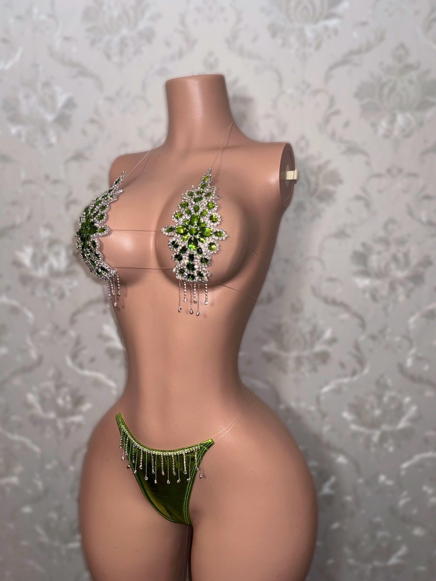 Dripping In Diamonds — Crystal Bikini Birthday Set