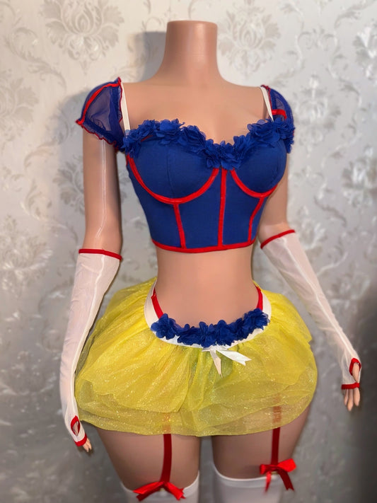 Snow Princess Cosplay 6 Piece Set Fits M
