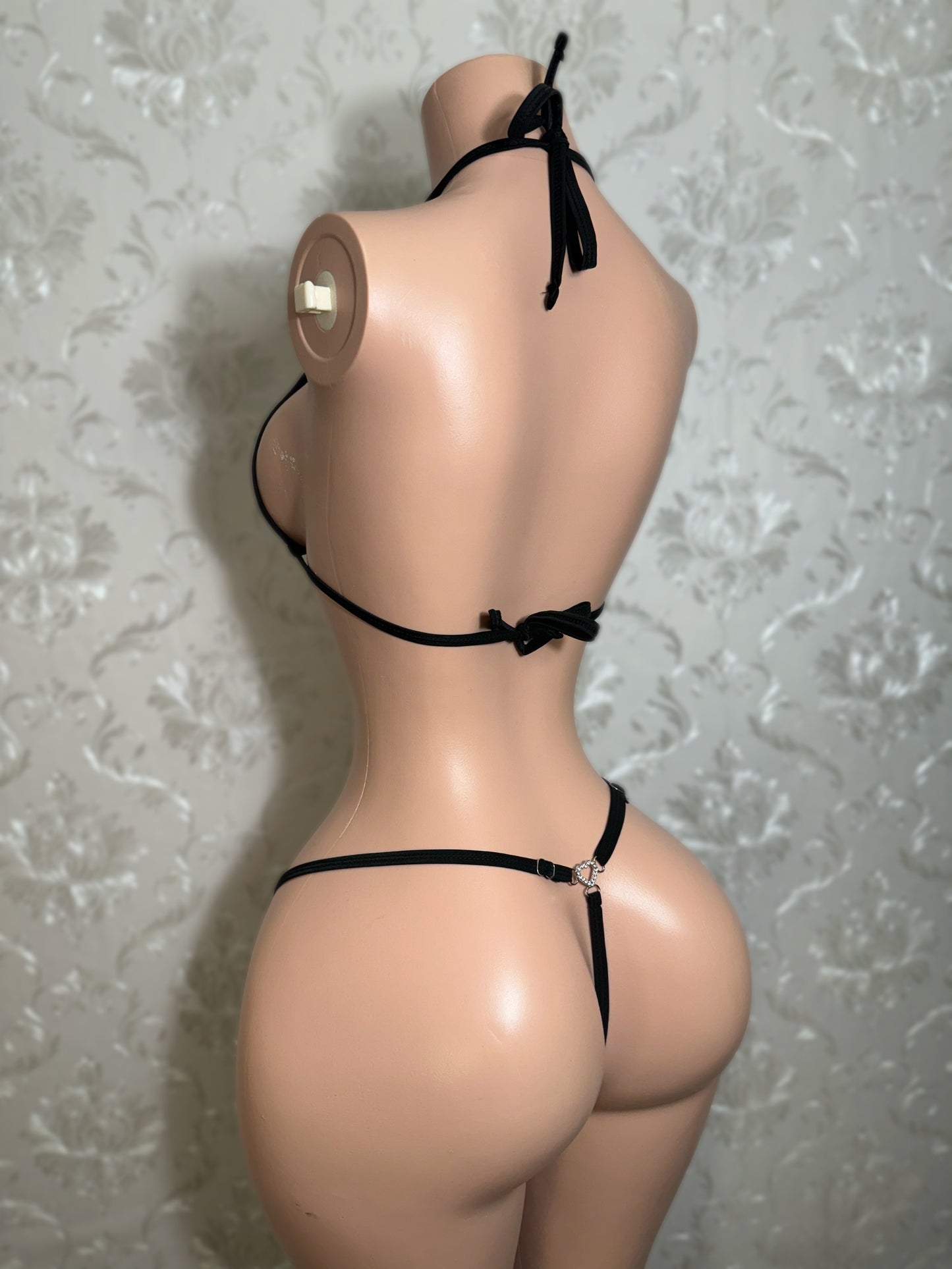 Safari Baby Leopard Bikini with Heart Charms