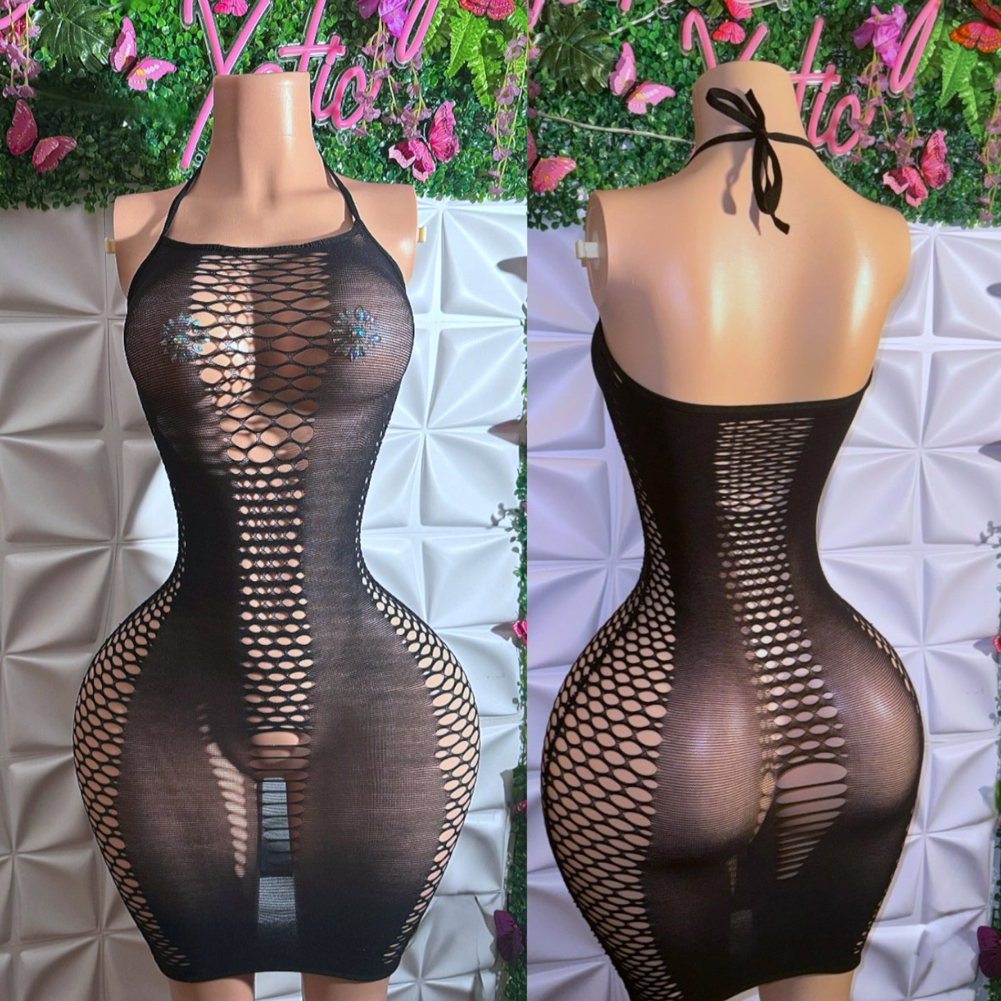 Western Temptress Mesh Dress One Size Fits All Sizes
