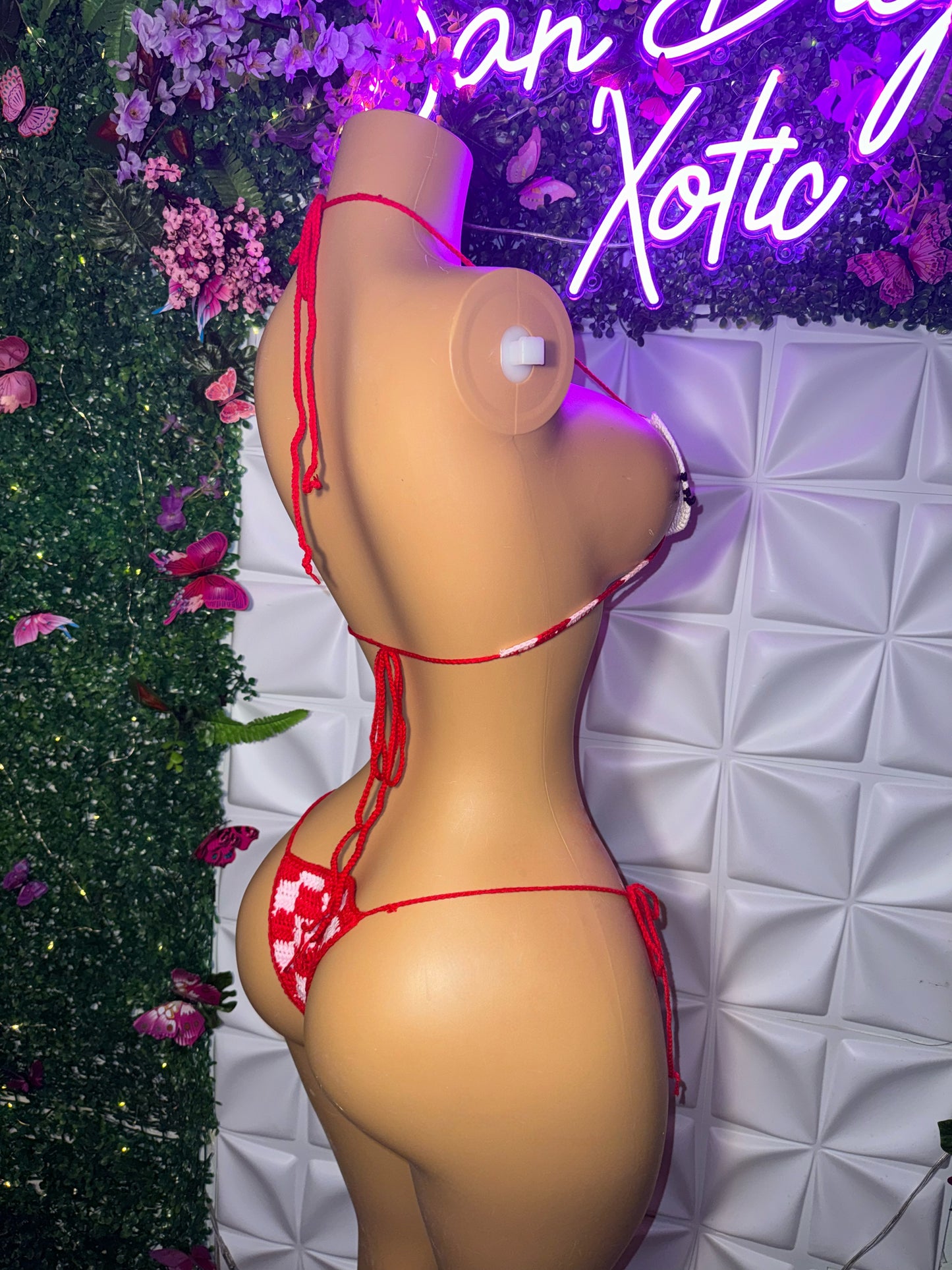 Hello Kitty Crochet Bikini Fits XS-XL