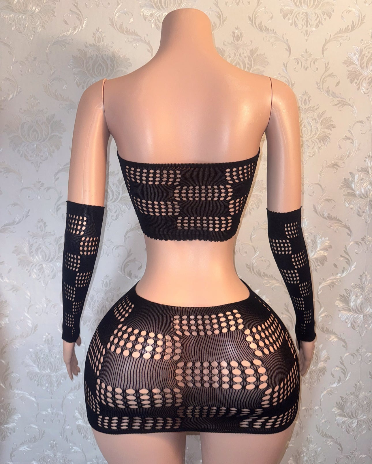 Passenger Princess Checkered Bandeau Skirt Set Fits XS-L