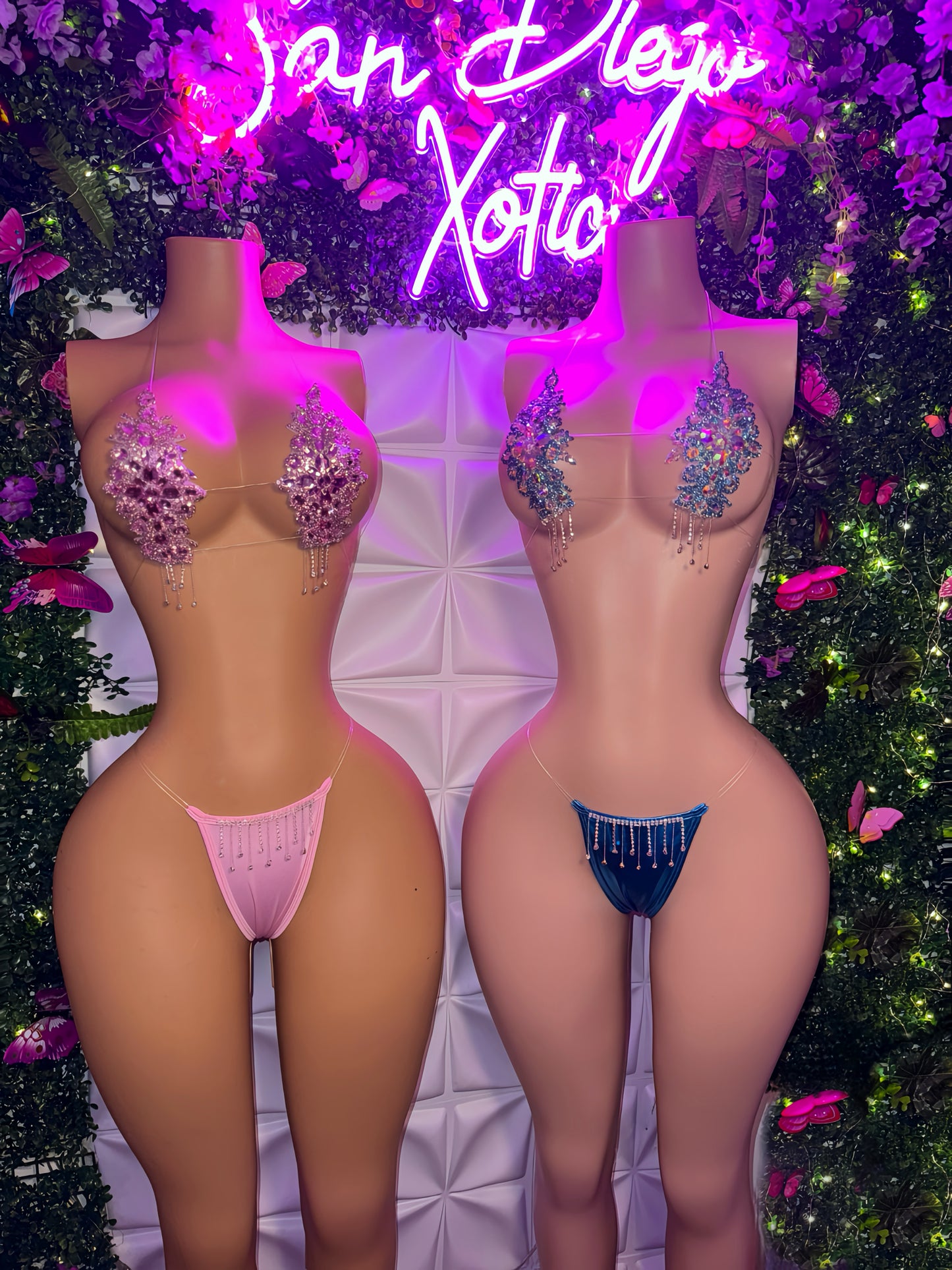 Dripping In Diamonds Swarovski Crystal Bikini Birthday Set