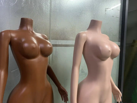 BBL Mannequin — Brown Skin Mannequin With Arms 5-9 day shipping US only.