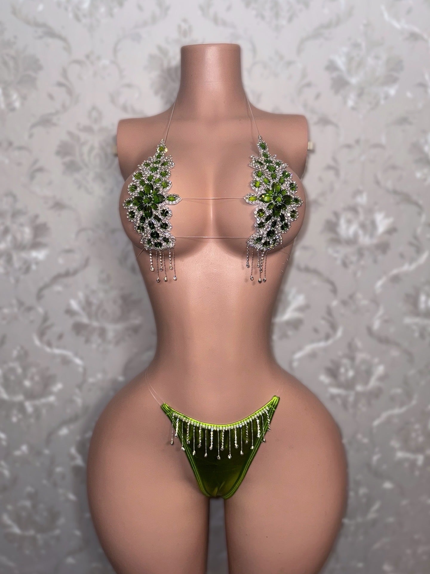 Dripping In Diamonds — Crystal Bikini Birthday Set