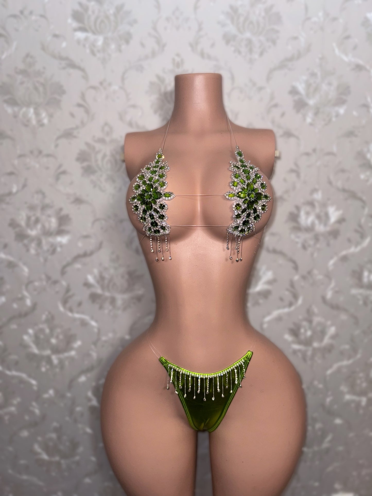 Dripping In Diamonds — Crystal Bikini Birthday Set