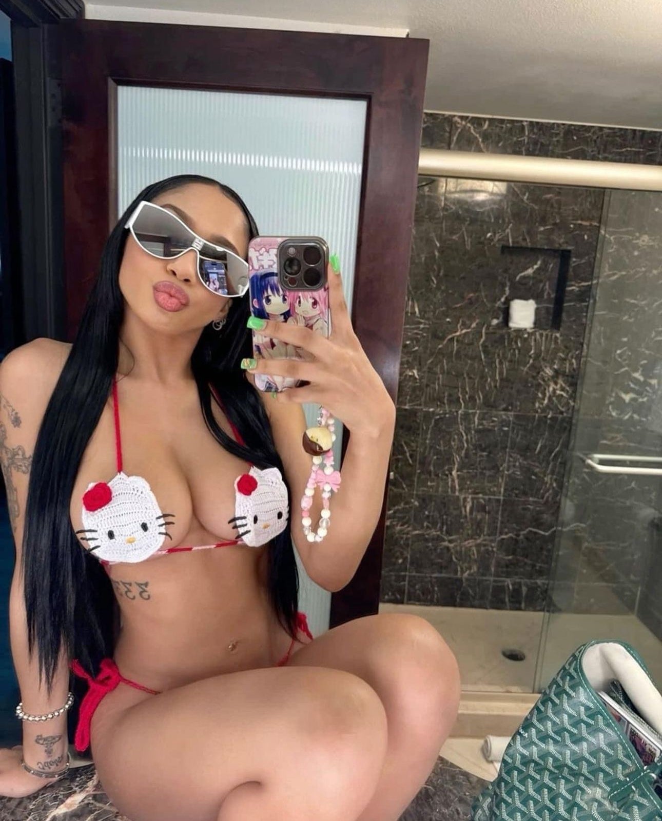 Hello Kitty Crochet Bikini Fits XS-XL
