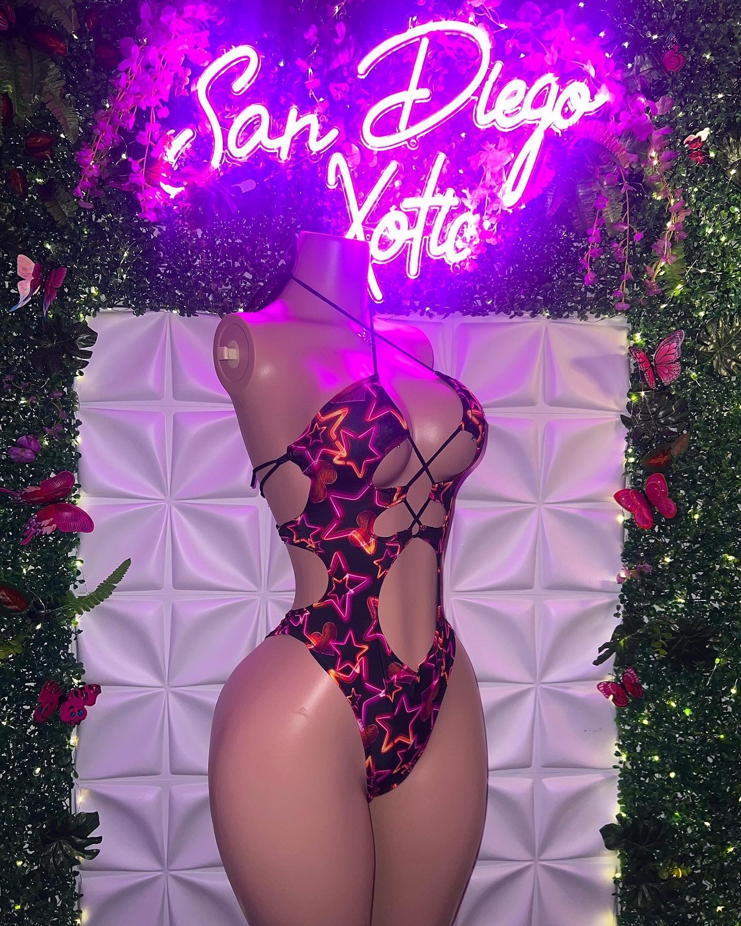 Startender Original — Hearts and Stars Strappy One Piece