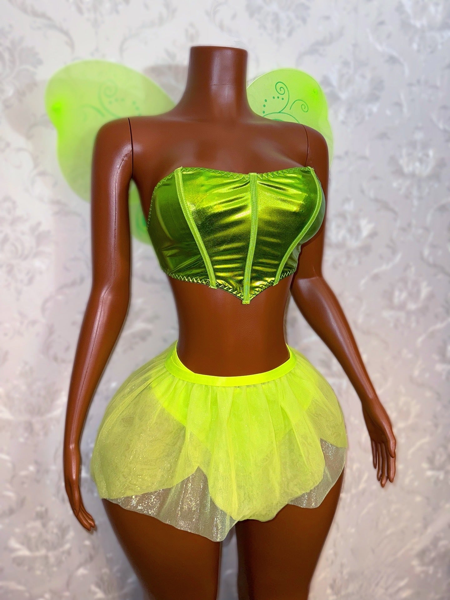 Tink Fairy Costume 4 Piece Set