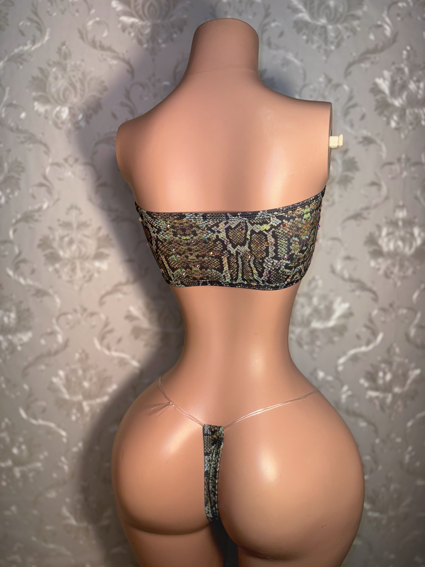 Calypso — Bandeau Bikini Snakeskin 2 Piece
