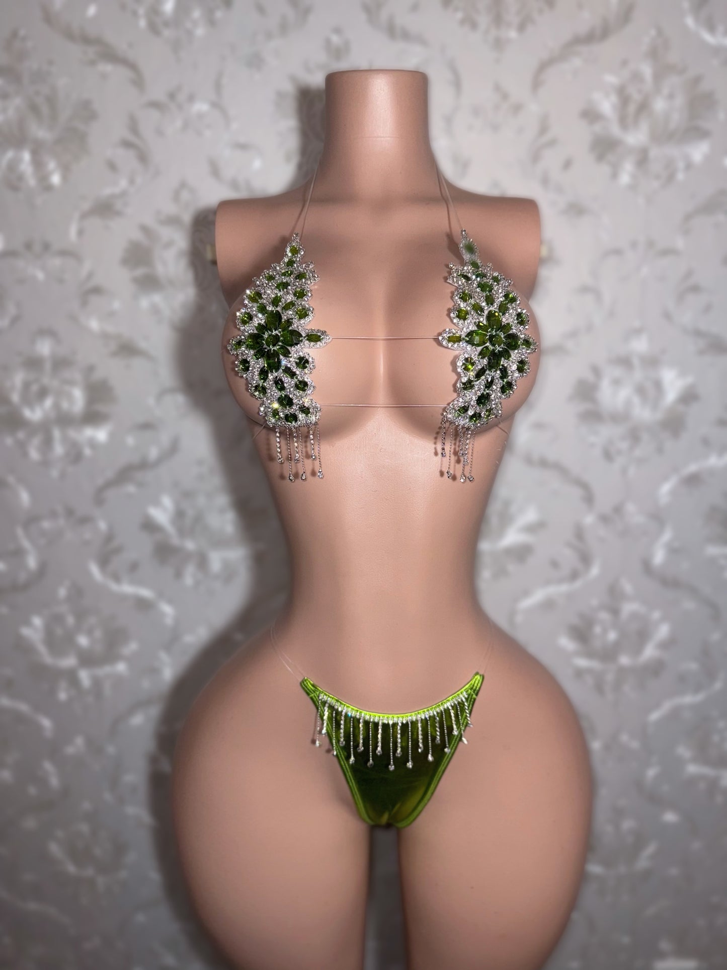 Dripping In Diamonds — Crystal Bikini Birthday Set