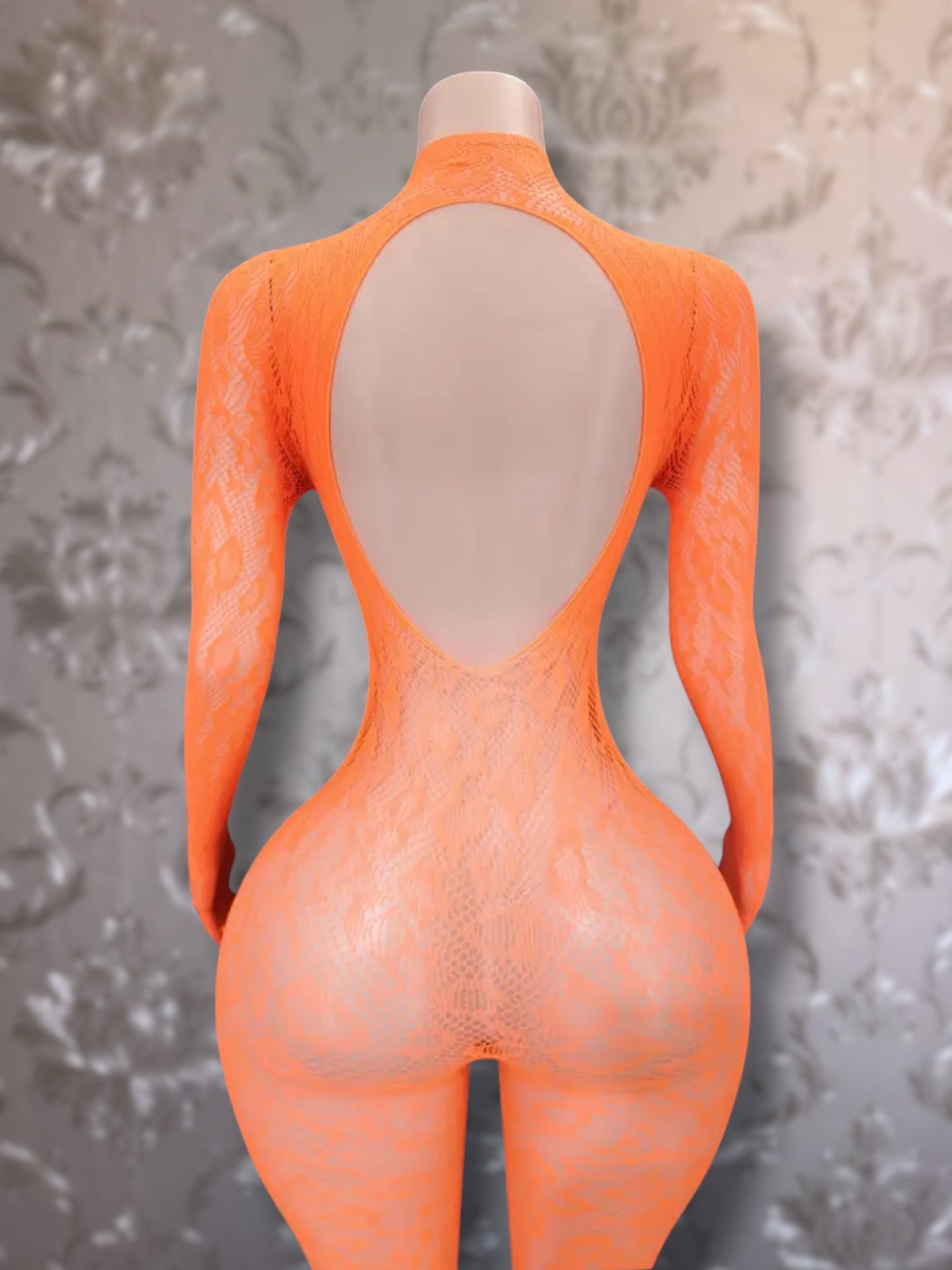 Sherice — Cheetah Fishnet Bodystocking and Clubwear Fits All Sizes