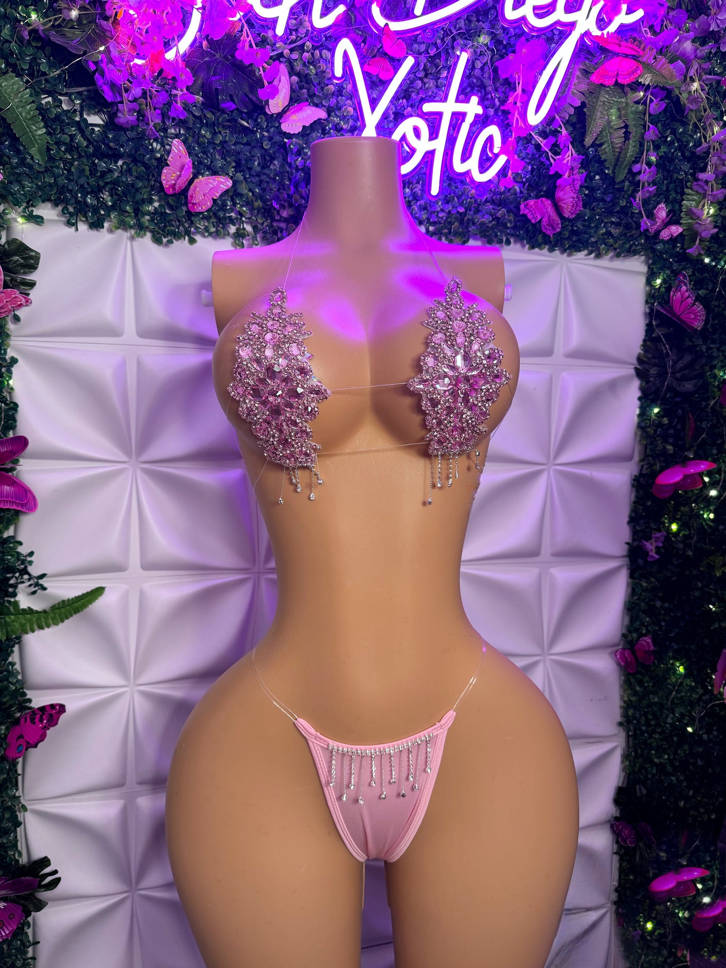 Dripping In Diamonds Swarovski Crystal Bikini Birthday Set