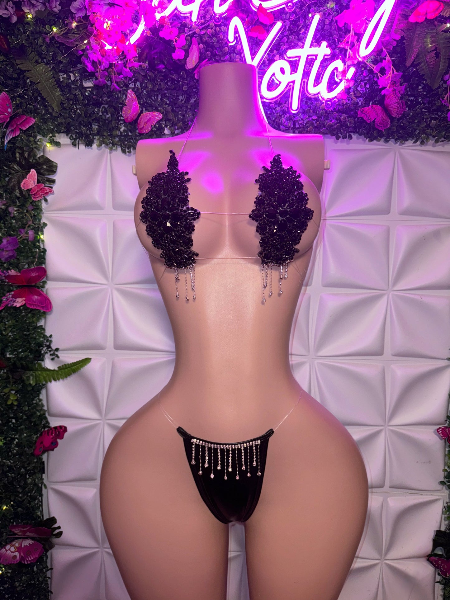 Dripping In Diamonds — Crystal Bikini Birthday Set
