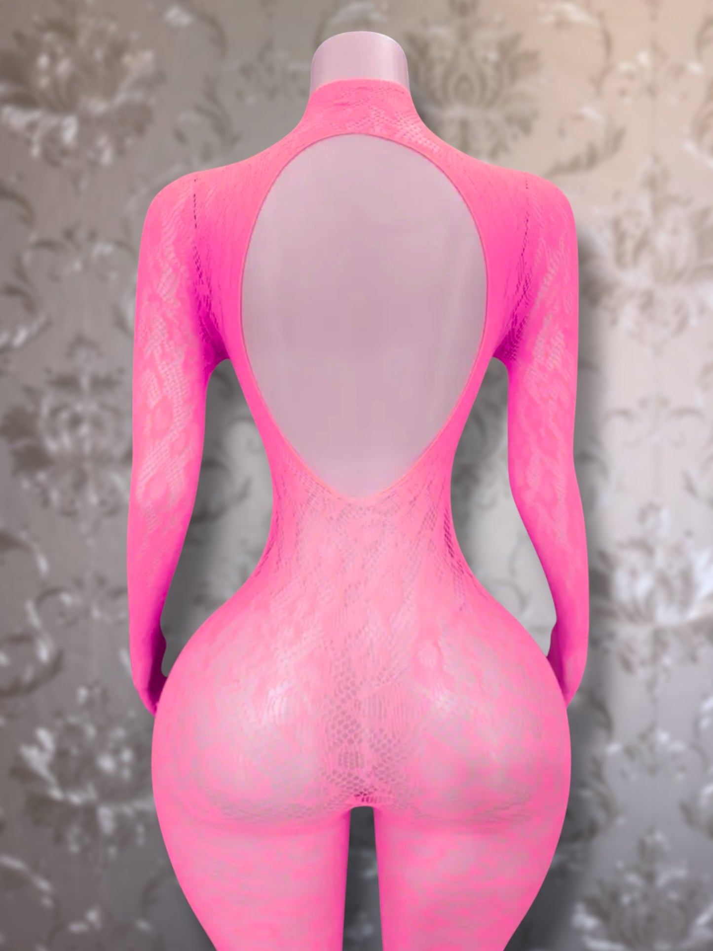 Sherice — Cheetah Fishnet Bodystocking and Clubwear Fits All Sizes