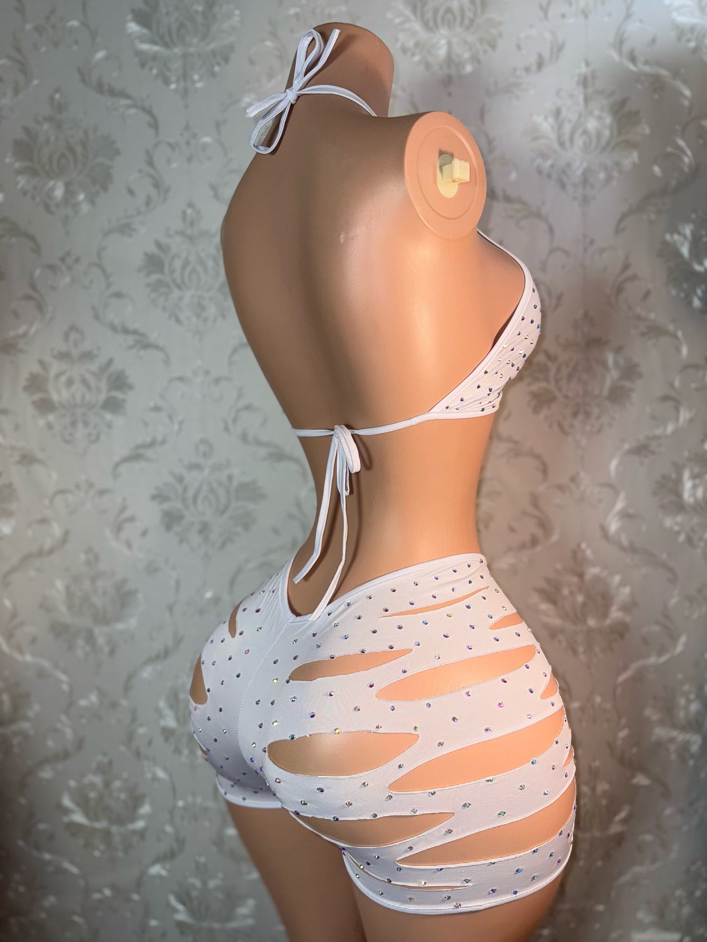 Valentina Diamond Slits Shorts Set fits S-L