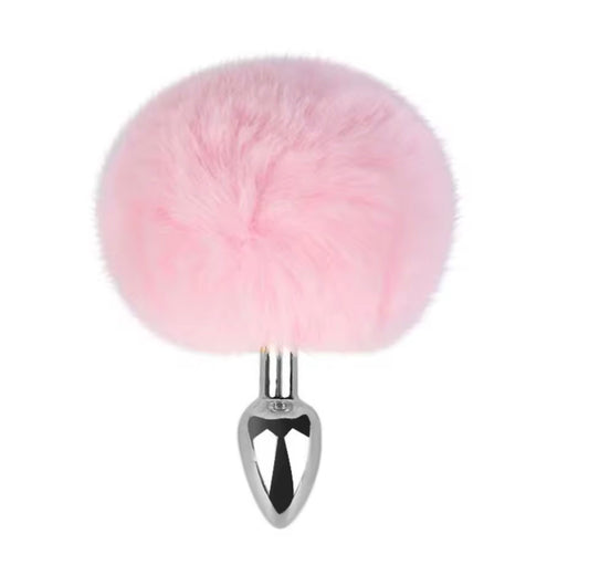 Plush Bunny Tail Plug Accessory Fits S