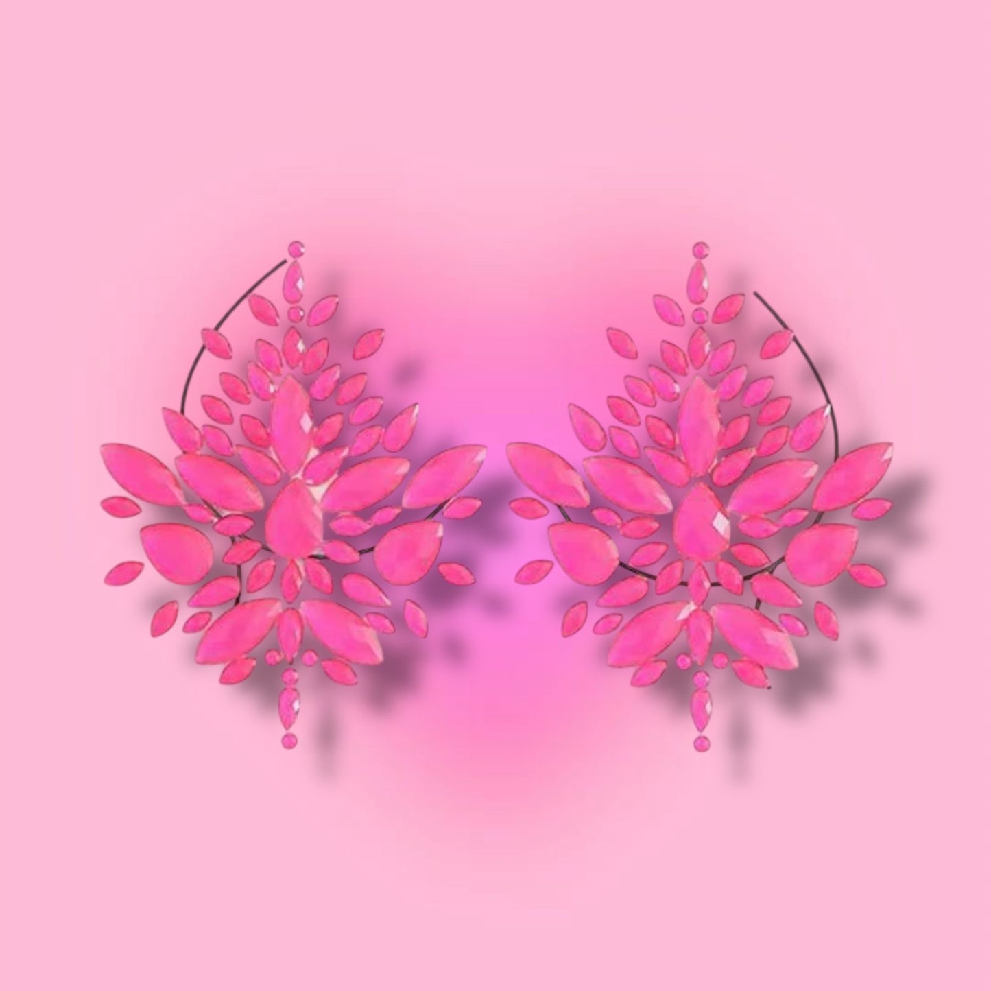 Hot Pink Gem Pasties