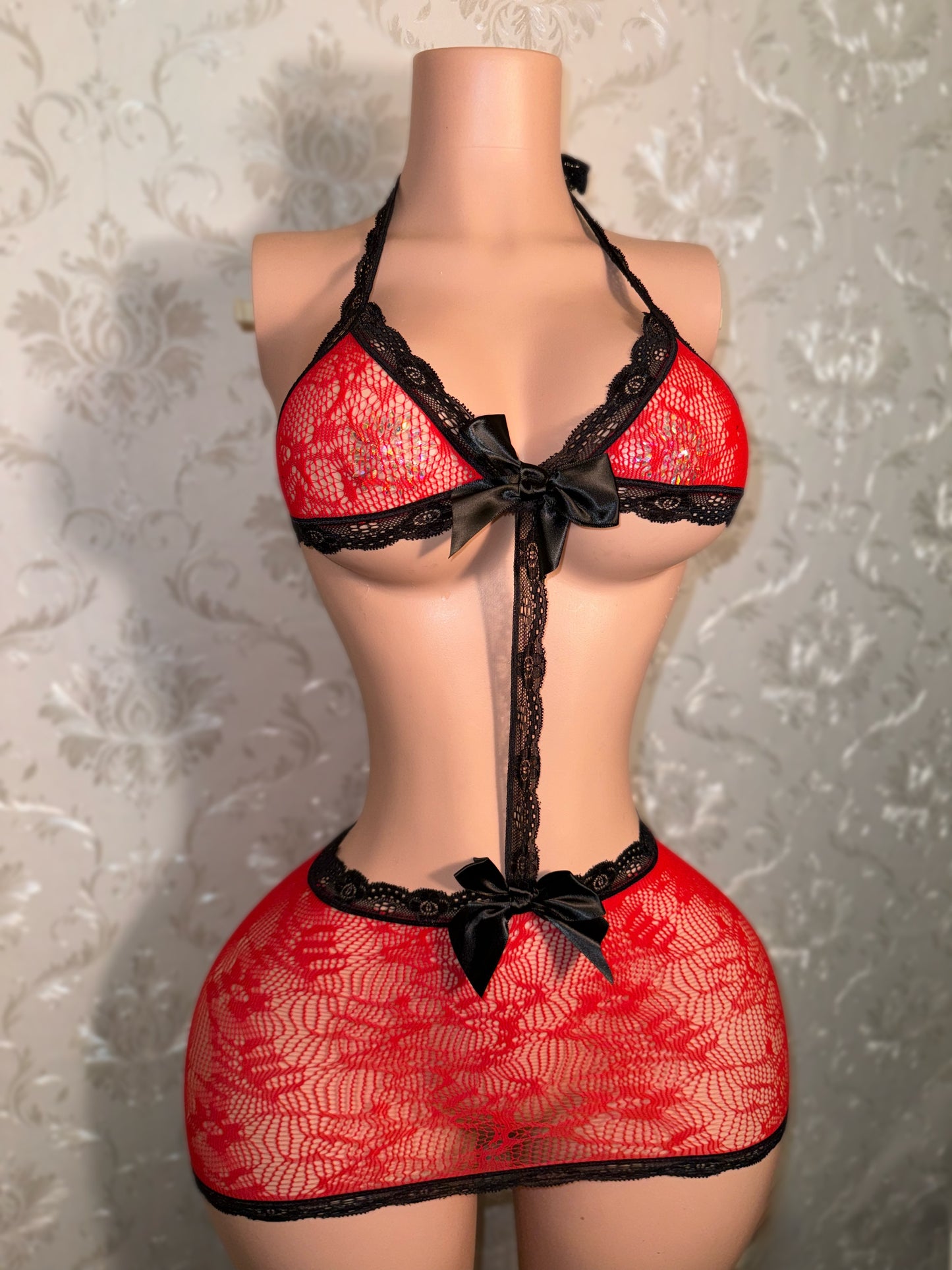 Princess of Hearts Lace Dress Fits XS-M