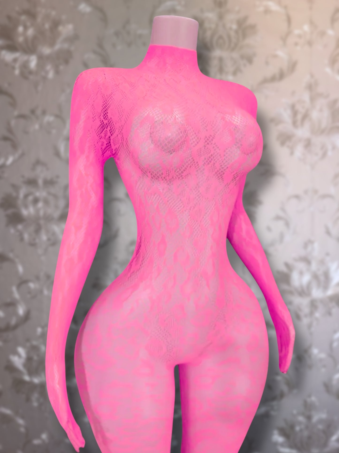 Sherice — Cheetah Fishnet Bodystocking and Clubwear Fits All Sizes