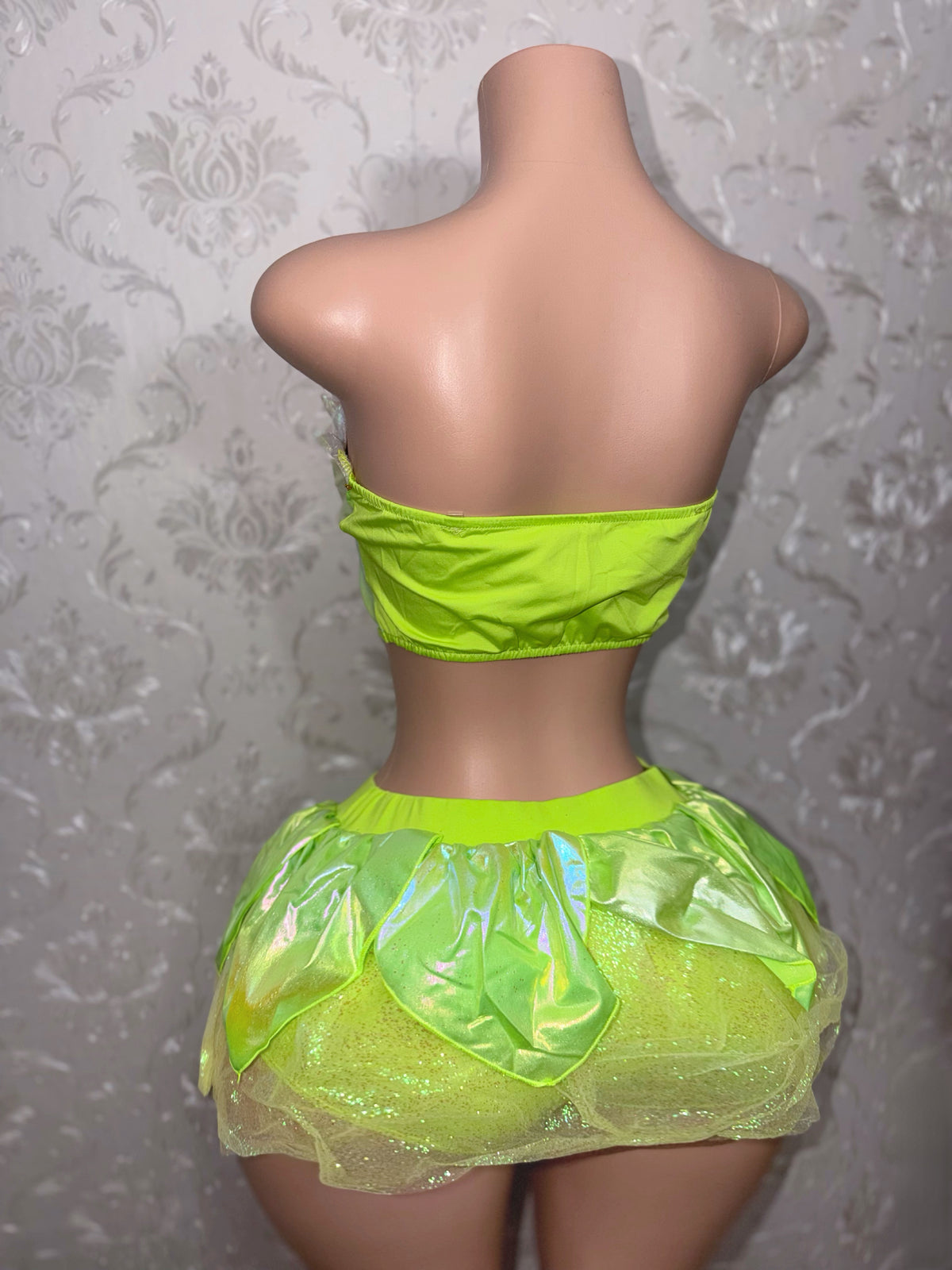 Fairy Princess Costume with Skort and Thong 3 Piece Set