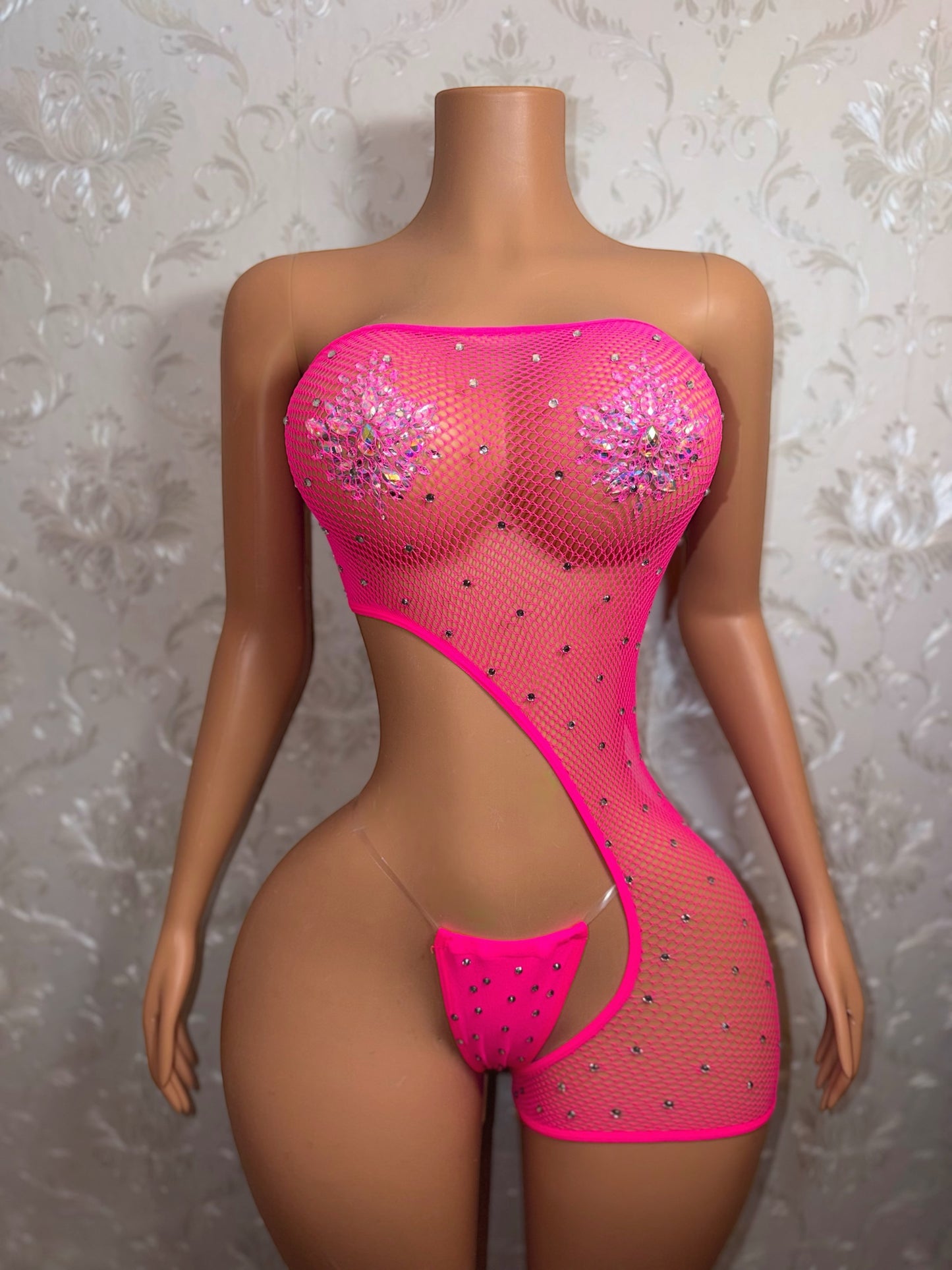 Boss Chick 2 Mesh Romper Set Fits XS-L