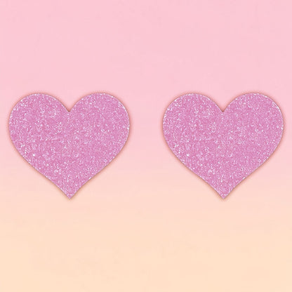 Glitter Pasties Baby Pink Heart
