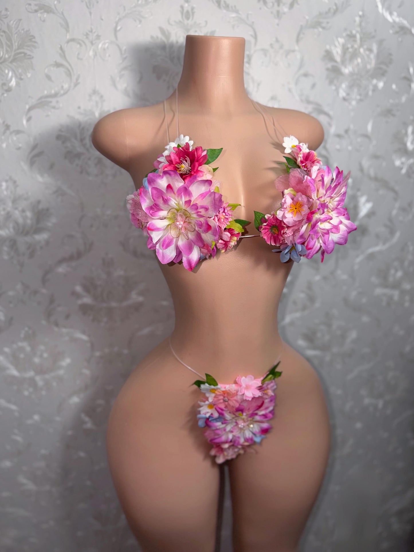 Eden Hyper-Realistic 3D Floral Bikini [Custom 1 of A Kind Remakes Only]