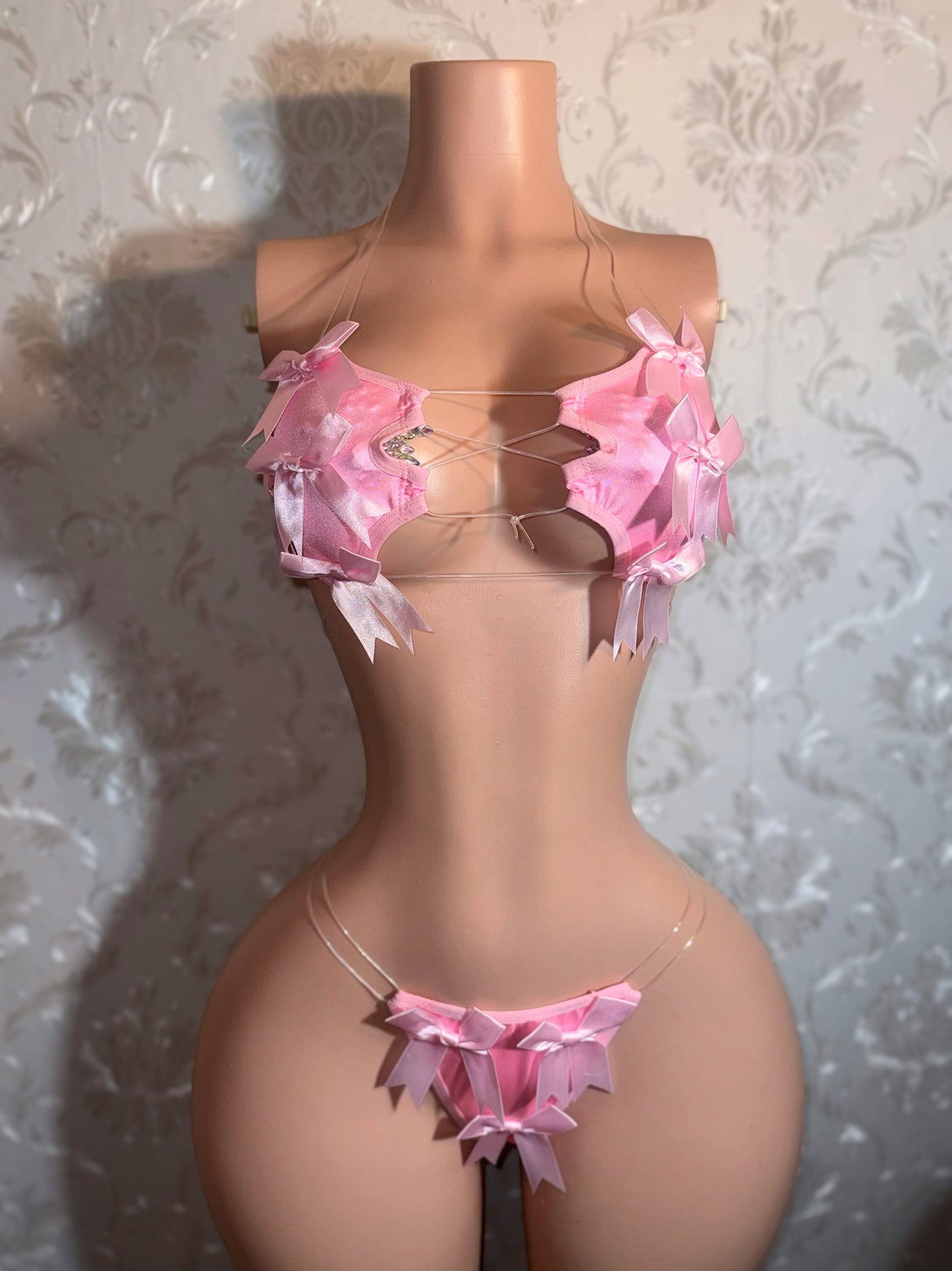 Lil Ho Peep — Extra Bows 2 Piece Bikini Set
